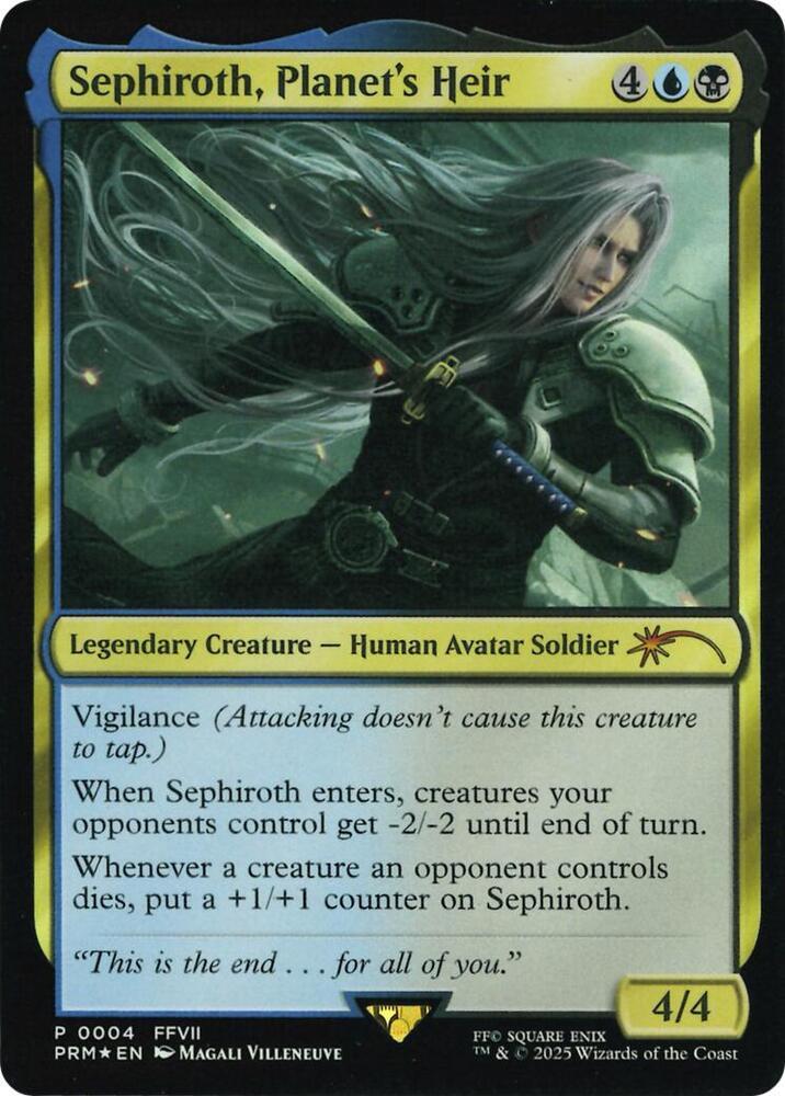 Sephiroth, Planet's Heir [Foil] #4