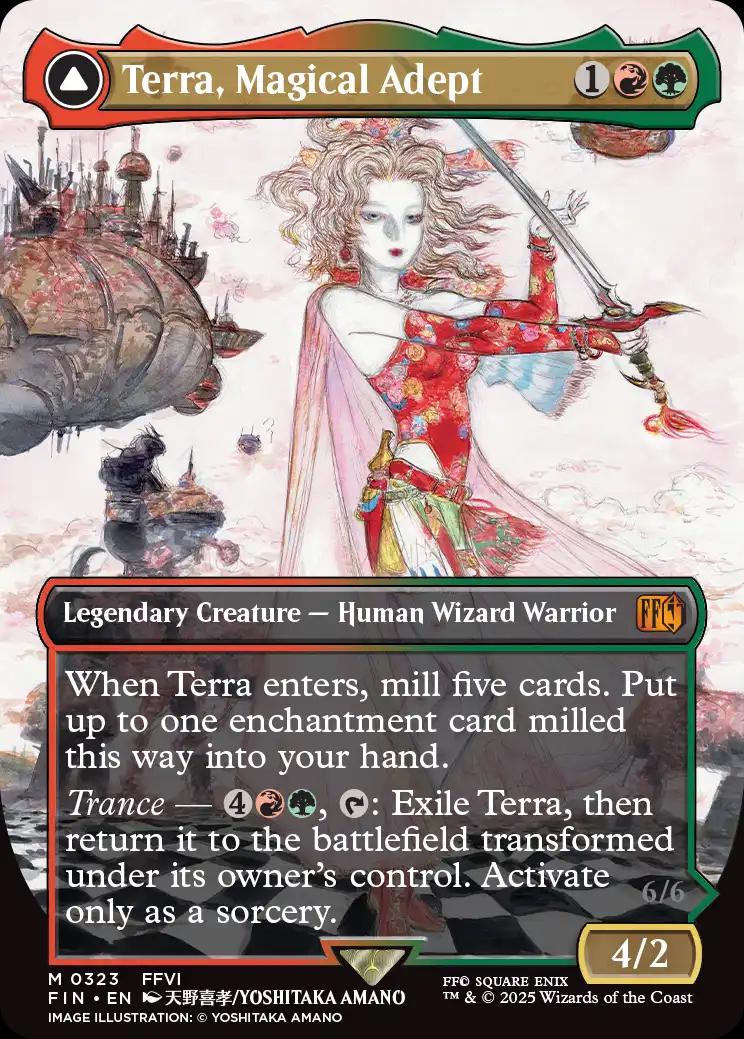 Terra, Magical Adept [Borderless Foil] #323