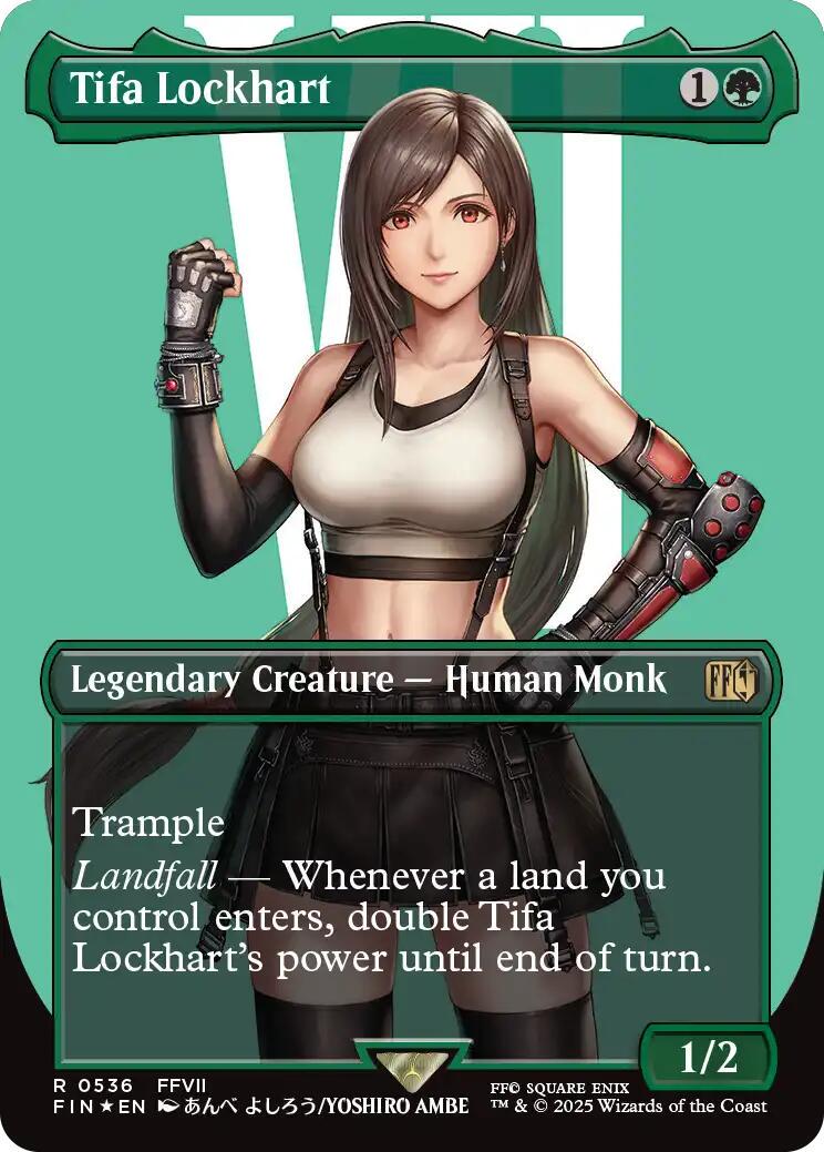 Tifa Lockhart [Borderless Surge Foil] #536