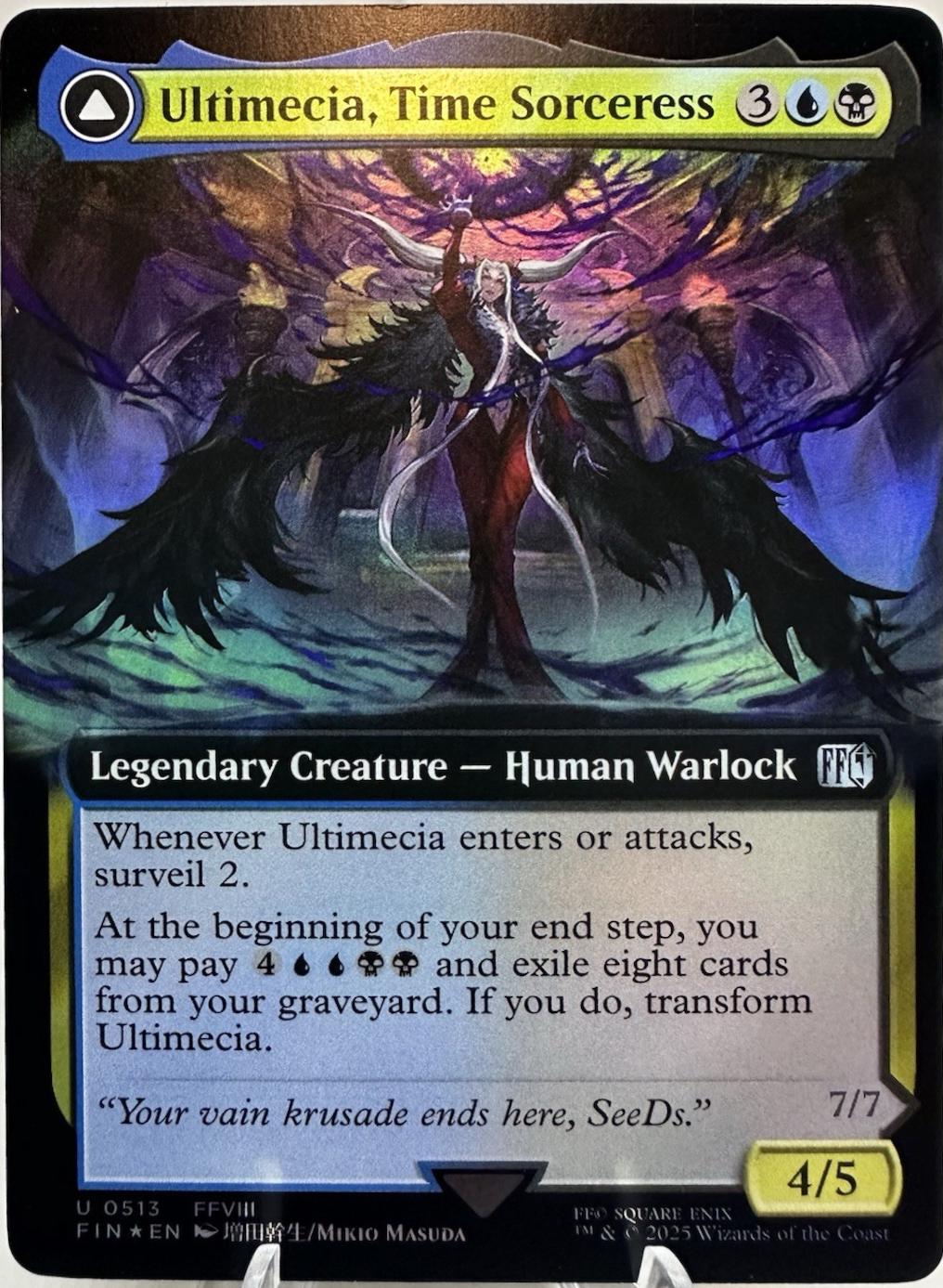 Ultimecia, Time Sorceress [Extended Art Foil] #513