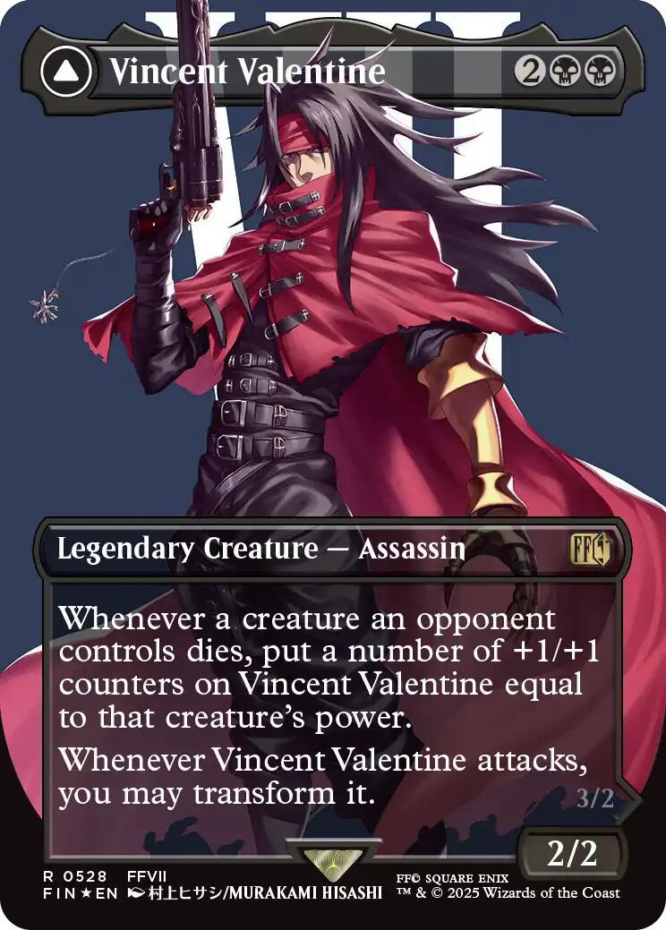 Vincent Valentine [Borderless Surge Foil] #528