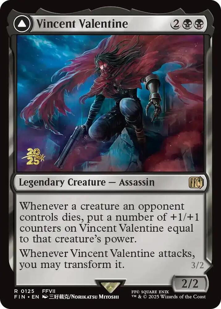 Vincent Valentine [Prerelease] #125