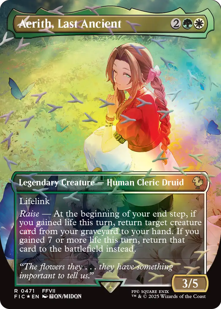Aerith, Last Ancient [Borderless Foil] #471
