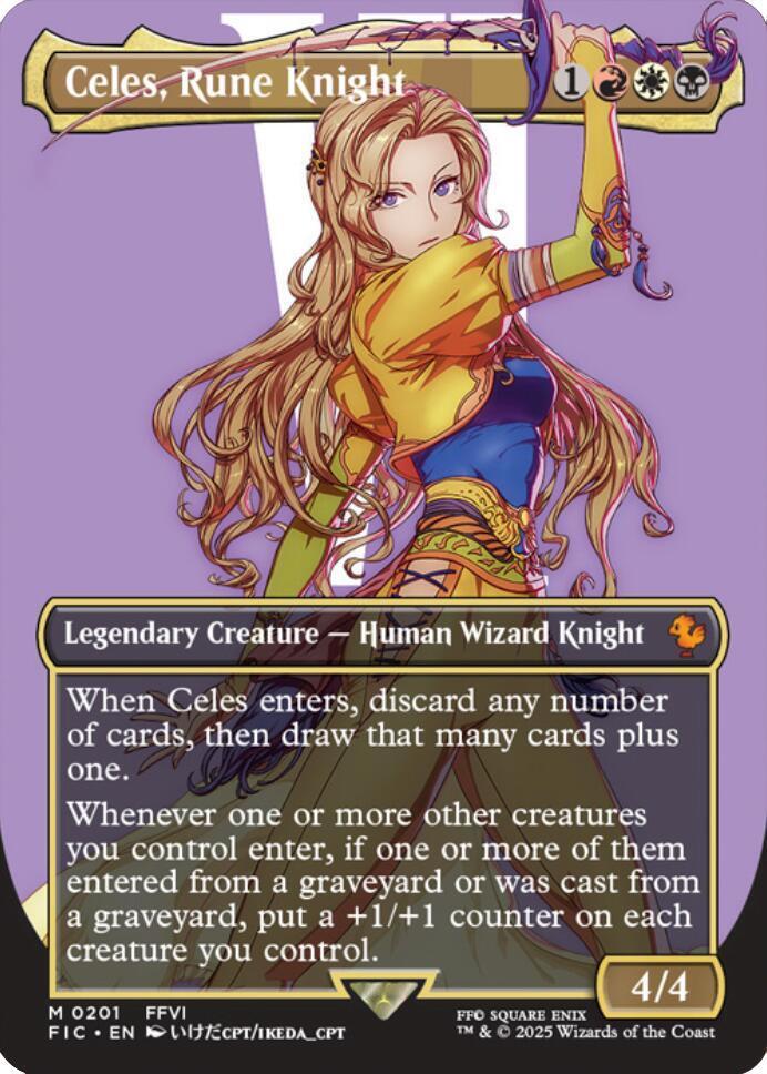 Celes, Rune Knight [Borderless] #201