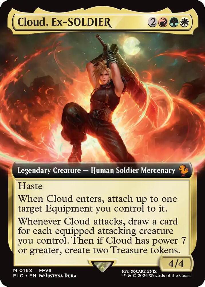 Cloud, Ex-SOLDIER [Extended Art Foil] #168