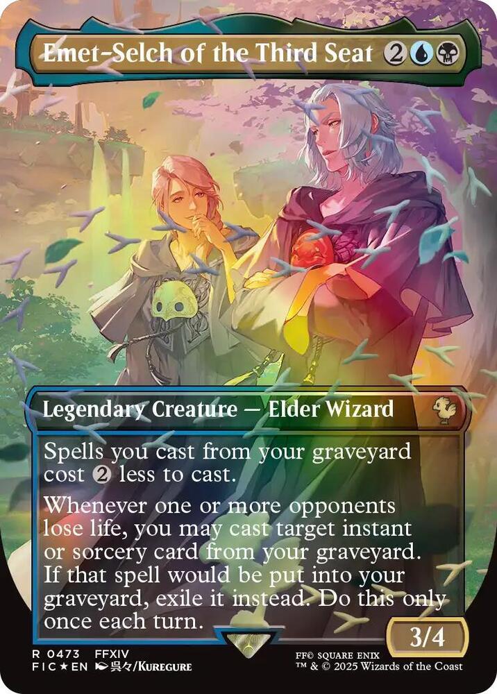 Emet-Selch Of The Third Seat [Borderless Foil] #473