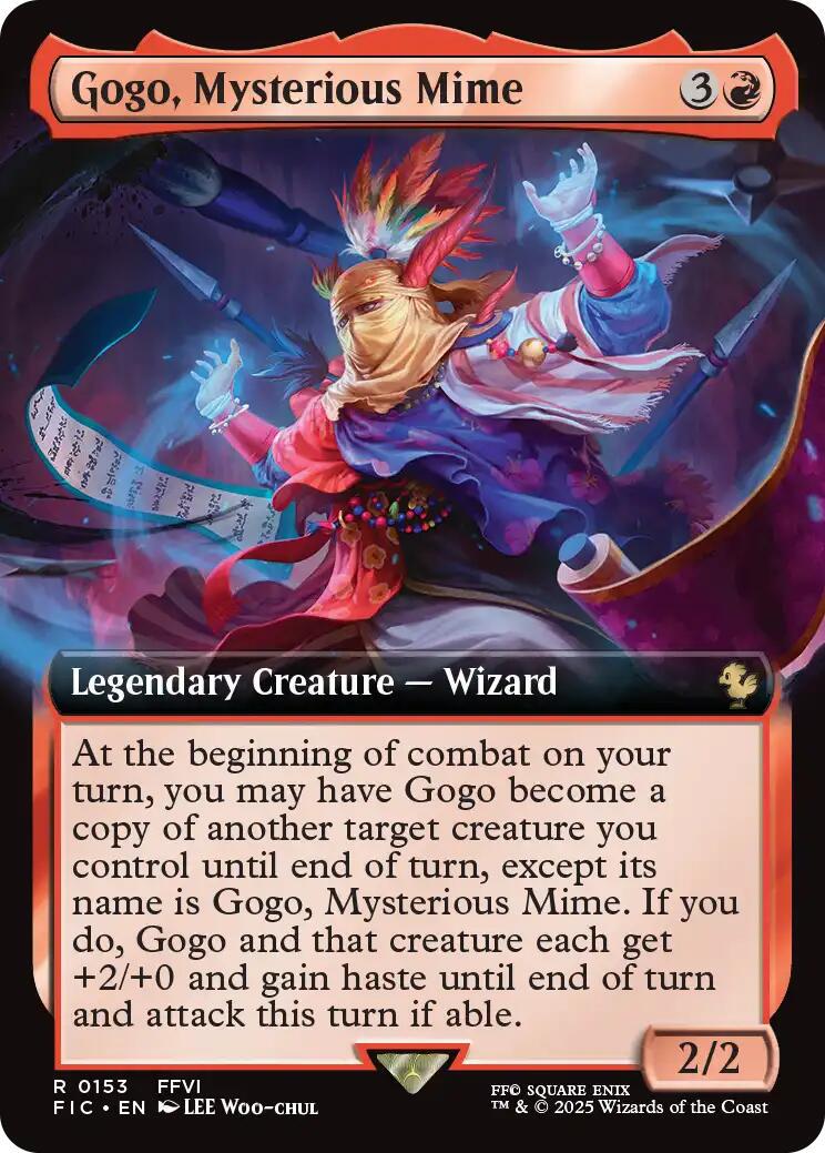 Gogo, Mysterious Mime [Extended Art Foil] #153