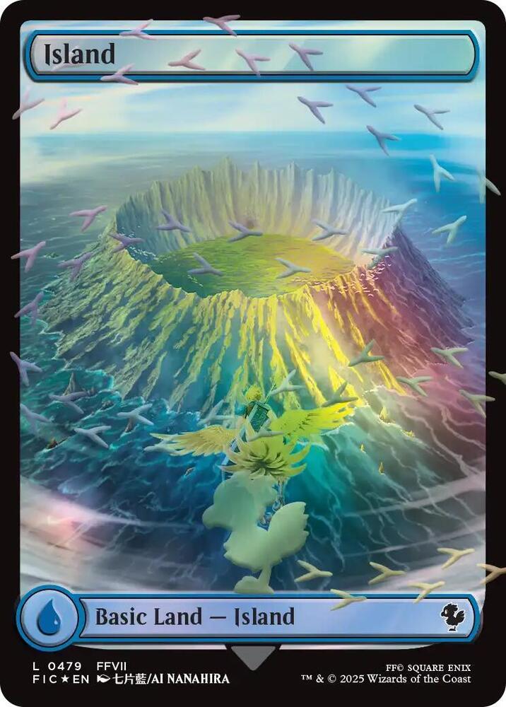 Island [Borderless Foil] #479
