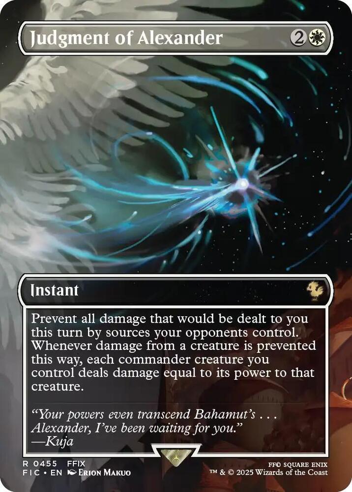 Judgment Of Alexander [Borderless Foil] #455