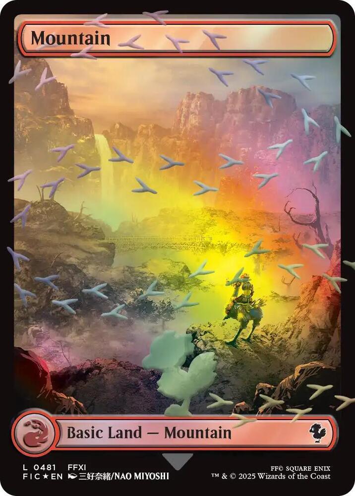 Mountain [Borderless Foil] #481
