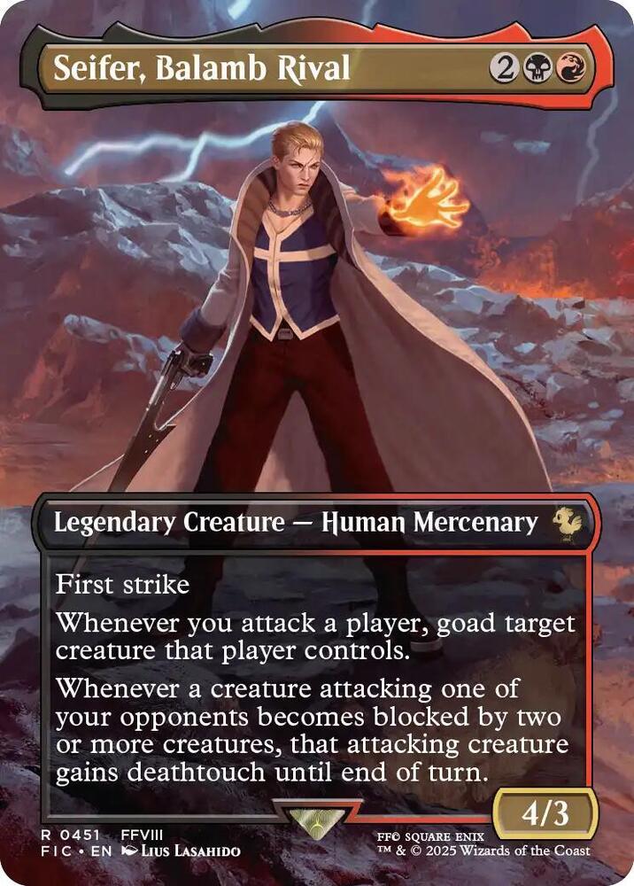 Seifer, Balamb Rival [Borderless Foil] #451