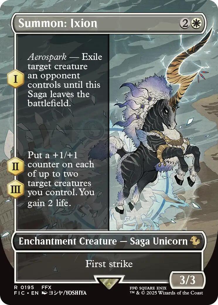 Summon: Ixion [Borderless Foil] #195