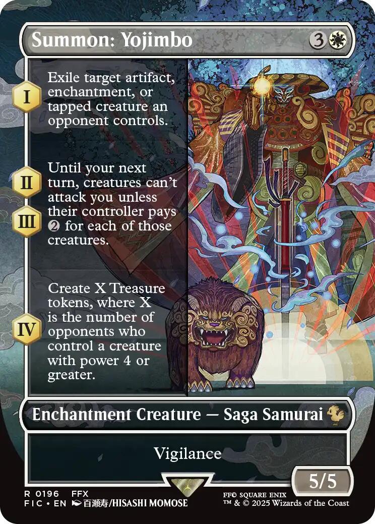 Summon: Yojimbo [Borderless Foil] #196