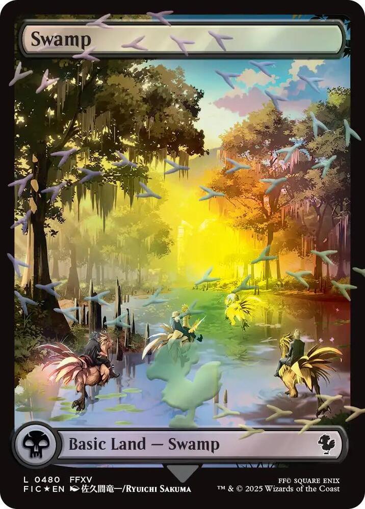 Swamp [Borderless Foil] #480