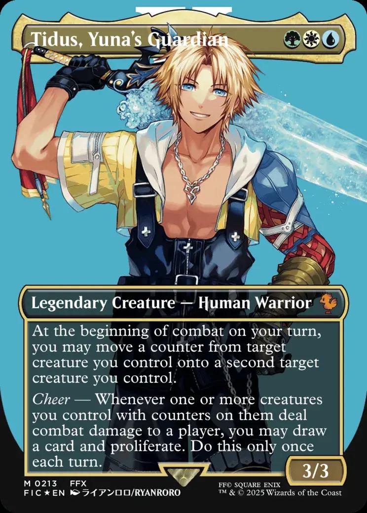 Tidus, Yuna's Guardian [Surge Foil] #213