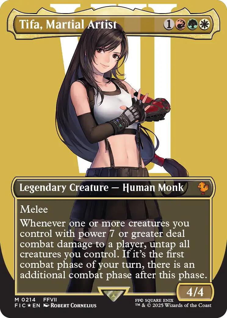 Tifa, Martial Artist [Borderless Surge Foil] #214