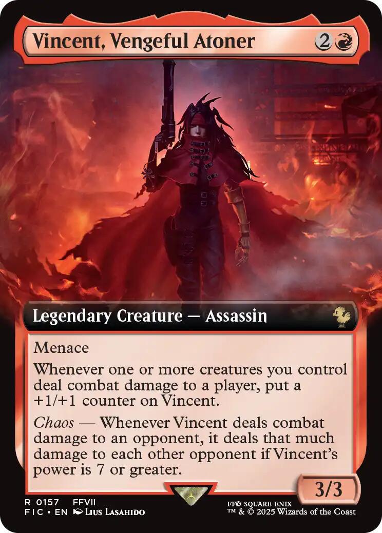 Vincent, Vengeful Atoner [Extended Art Foil] #157