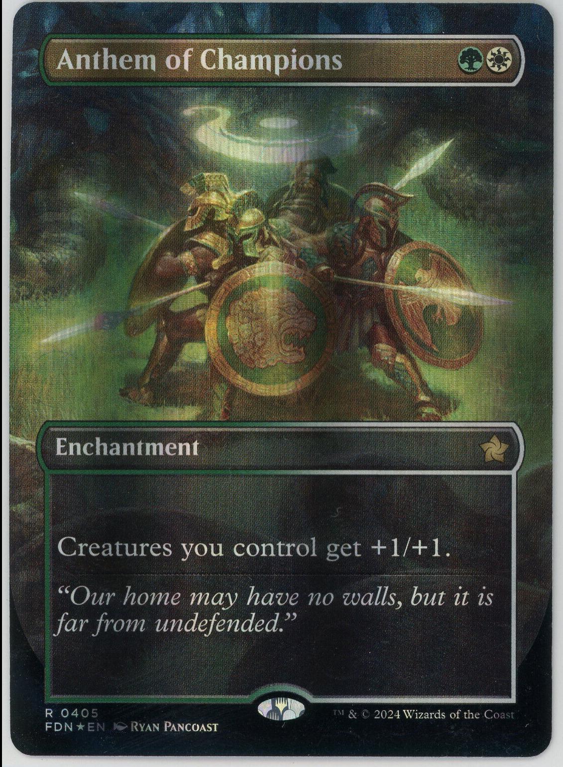 Anthem of Champions [Foil] #405