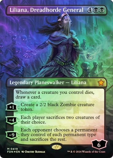 Liliana, Dreadhorde General [Foil] #419