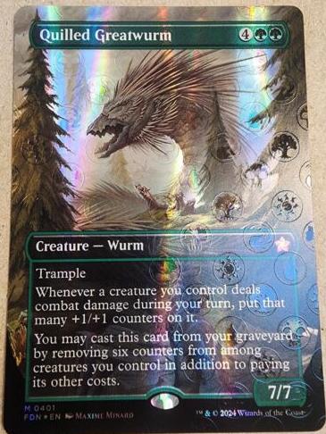Quilled Greatwurm [Foil] #401