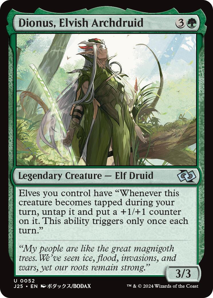 Dionus, Elvish Archdruid [Anime] #52