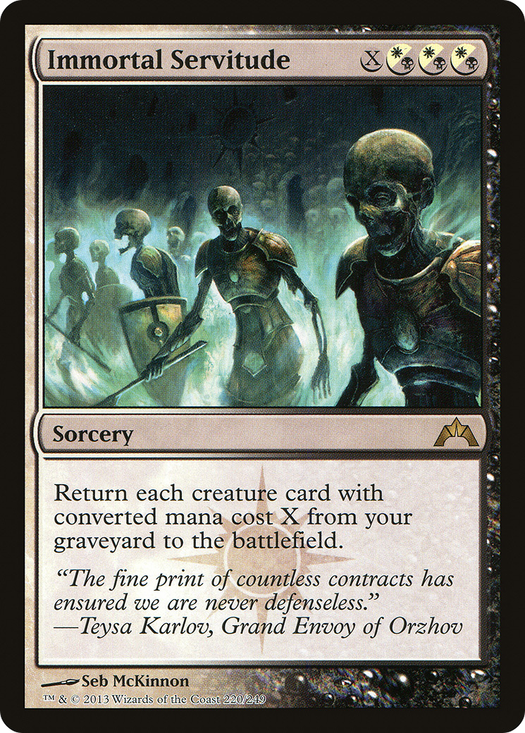 Immortal Servitude [Foil]