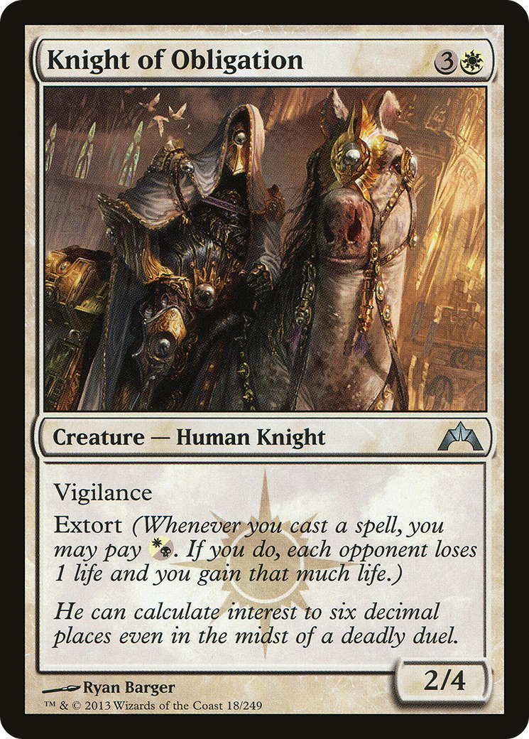 Knight of Obligation [Foil]
