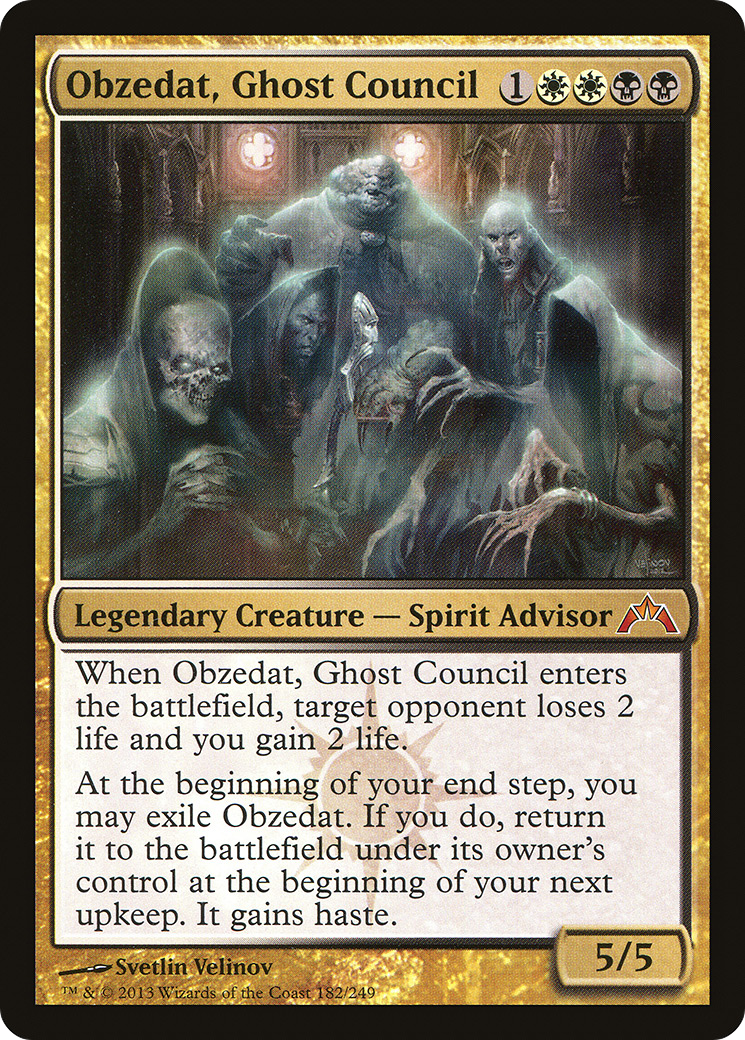 Obzedat, Ghost Council [Foil]