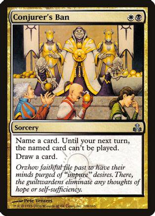Conjurer's Ban