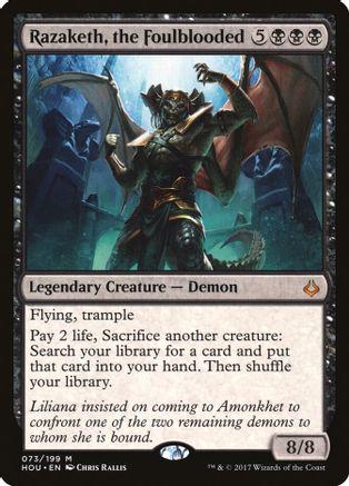 Razaketh, the Foulblooded [Foil]