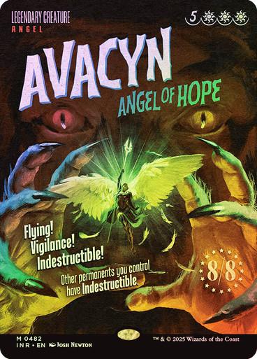 Avacyn, Angel Of Hope [Borderless Foil] #482