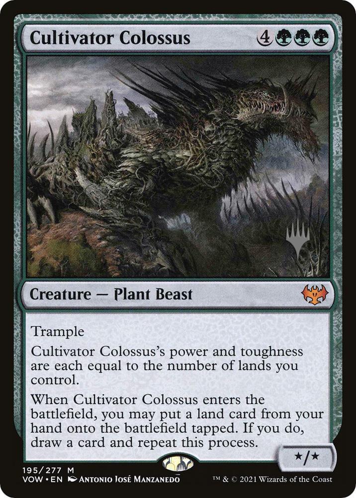Cultivator Colossus [Planeswalker Stamped] #195