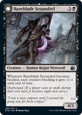 Baneblade Scoundrel & Baneclaw Marauder [Foil] #85