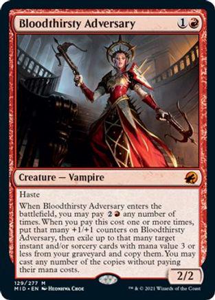Bloodthirsty Adversary [Foil] #129