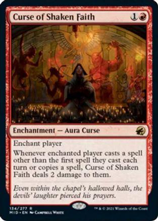 Curse of Shaken Faith [Foil] #134
