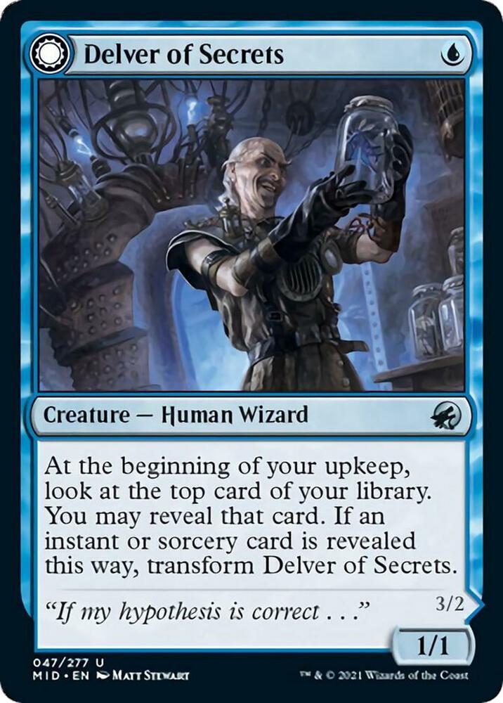 Delver of Secrets & Insectile Aberration #47