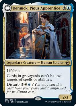 Dennick, Pious Apprentice & Dennick, Pious Apparition [Foil] #217