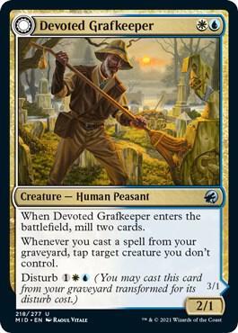 Devoted Grafkeeper & Departed Soulkeeper [Foil] #218