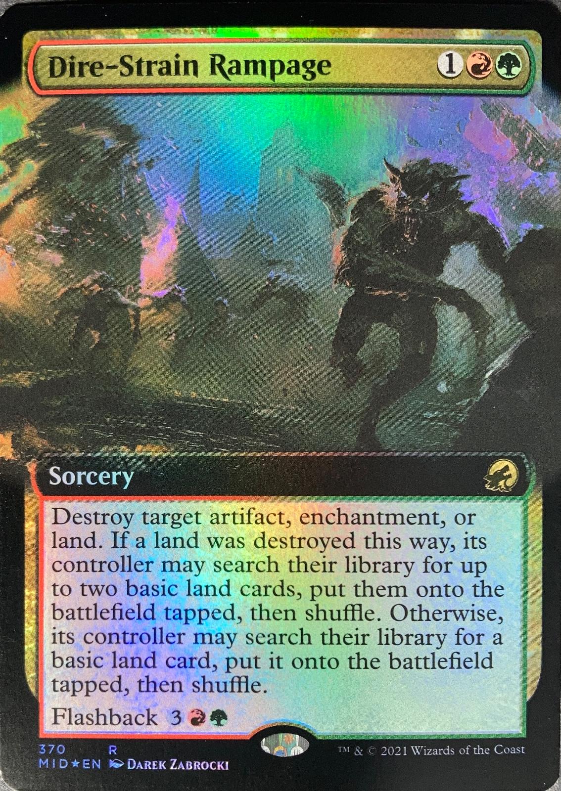 Dire-Strain Rampage [Extended Foil] #370