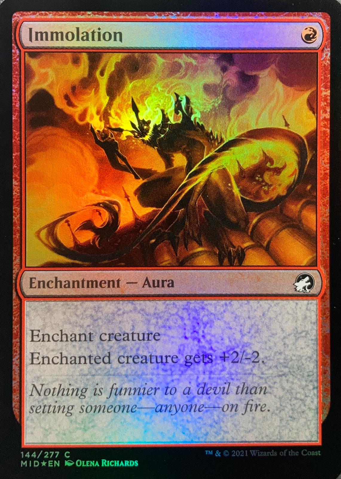 Immolation [Foil] #144