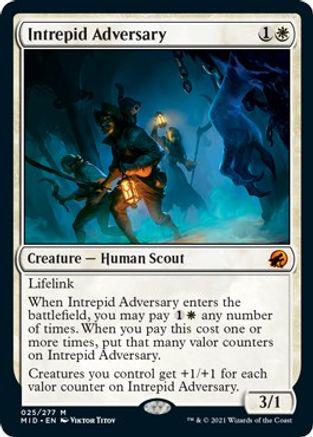 Intrepid Adversary [Foil] #25