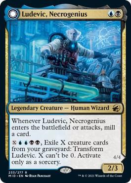 Ludevic, Necrogenius & Olag, Ludevic's Hubris [Foil] #233