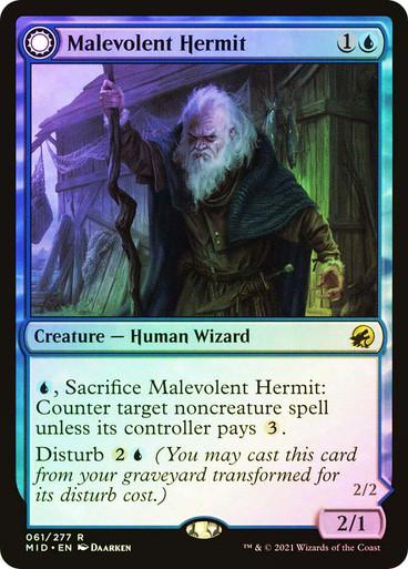 Malevolent Hermit & Benevolent Geist [Foil] #61