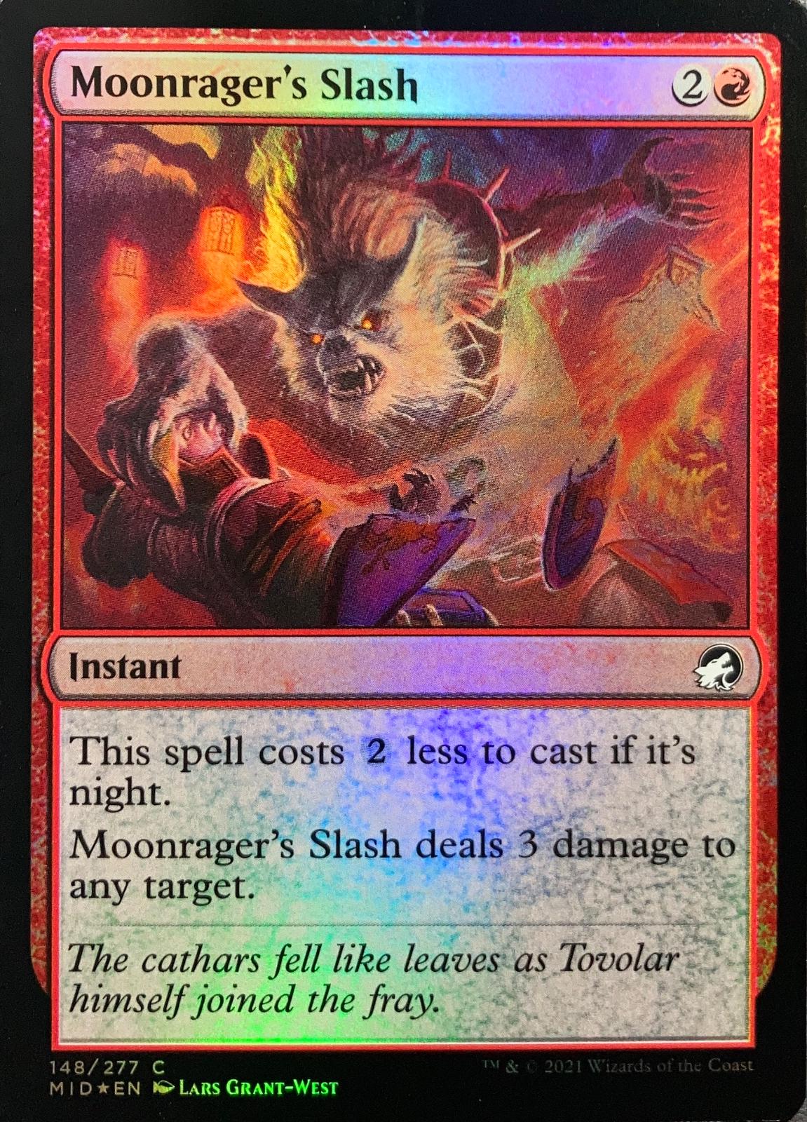 Moonrager's Slash [Foil] #148