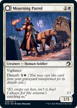 Mourning Patrol & Morning Apparition [Foil] #28