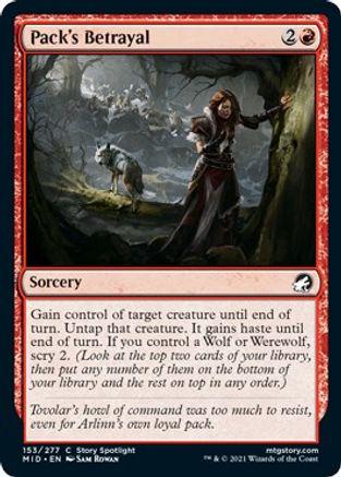 Pack's Betrayal [Foil] #153