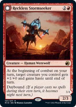 Reckless Stormseeker & Storm-Charged Slasher [Foil] #157