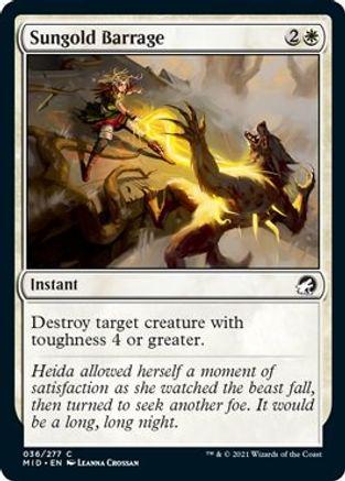 Sungold Barrage #36