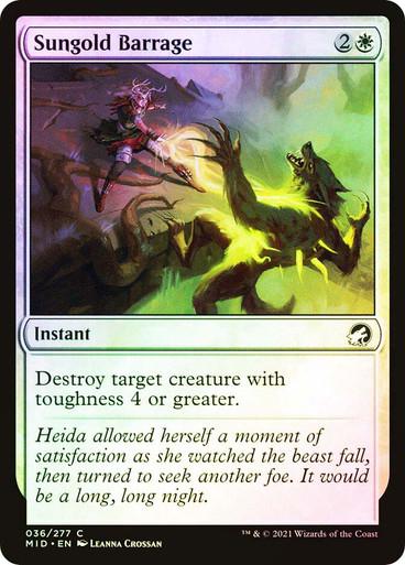 Sungold Barrage [Foil] #36