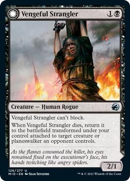 Vengeful Strangler & Strangling Grasp [Foil] #126